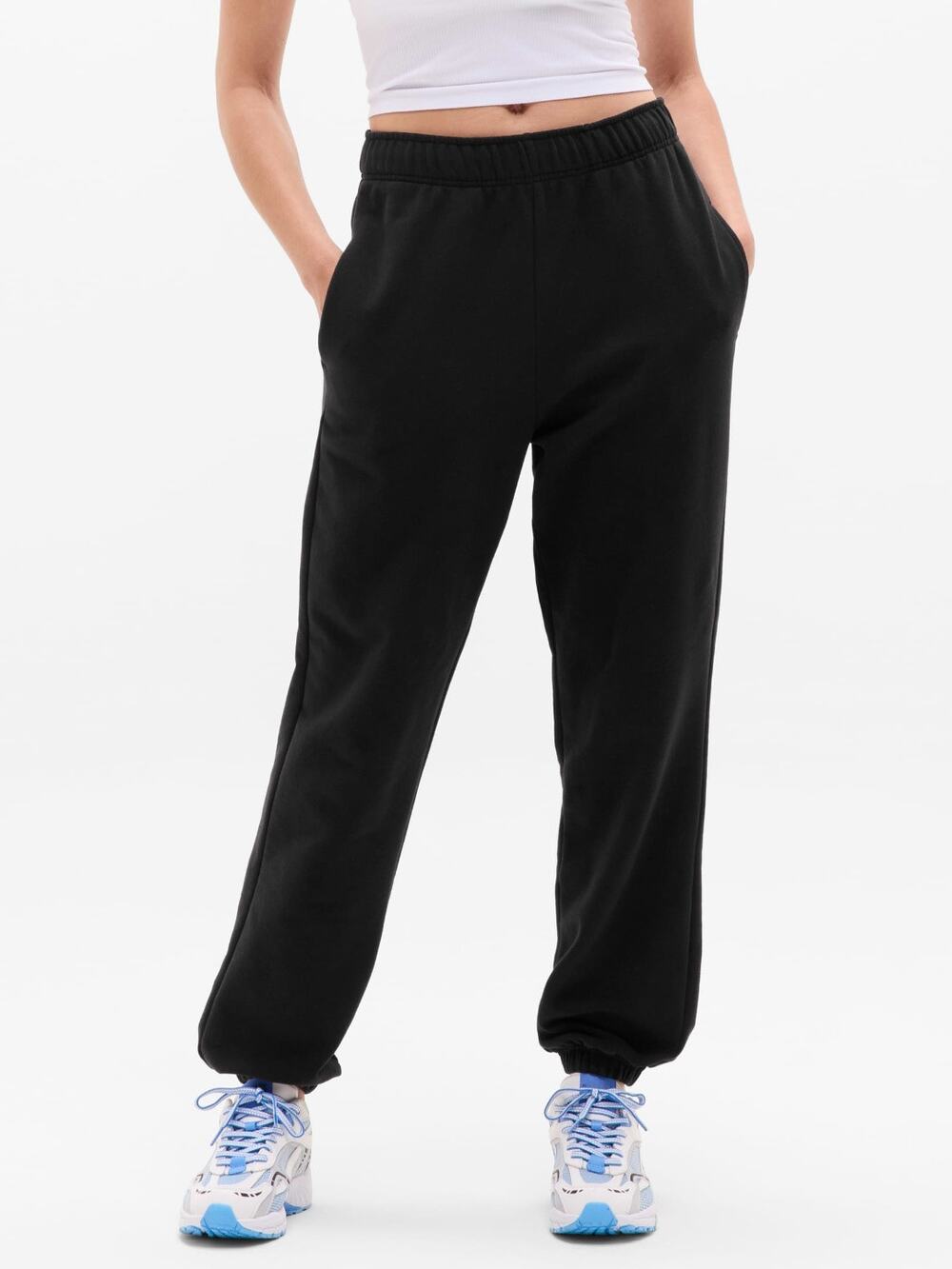Athleta Forever Fleece High‑Rise Jogger – Black, Size L, NWT Sold Out